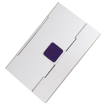 Load image into Gallery viewer, ALUMINIUM 2-WAYS CARD CASE WITH RECYCLED LEATHER
