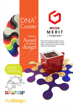 Load image into Gallery viewer, DNA+ DESIGN SET OF COASTERS (SET OF 4PCS, REVERSIBLE USE)
